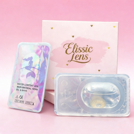 Elissic contact Lens- Realistic Green